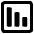 Graph Bar Decrease Square Icon from Core Remix Set