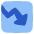 Growth Analytics Chart Down Loss Icon from Plump Flat Set