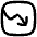Growth Analytics Chart Down Loss Icon from Flex Line Set