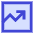 Growth Analytics Chart Up Gain Icon from Sharp Duo Set