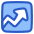 Growth Analytics Chart Up Gain Icon from Plump Duo Set