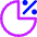 Pie Chart Investment Percentage Icon from Core Neon Set