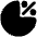 Pie Chart Investment Percentage Icon from Plump Solid Set