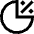 Pie Chart Investment Percentage Icon from Sharp Line Set