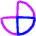 Pie Three Icon from Plump Neon Set
