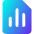 Reports Document Analytics Icon from Core Gradient Set