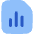 Reports Document Analytics Icon from Flex Flat Set