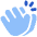 Clapping Icon from Plump Flat Set