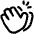 Clapping Icon from Plump Line Set