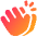 Clapping Icon from Plump Gradient Set