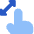 Finger Gesture Pinch Icon from Core Flat Set