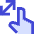 Finger Gesture Pinch Icon from Sharp Duo Set