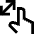 Finger Gesture Pinch Icon from Sharp Line Set