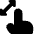 Finger Gesture Pinch Icon from Core Solid Set