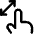 Finger Gesture Pinch Icon from Core Line Set