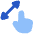 Finger Gesture Pinch Icon from Plump Flat Set