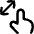 Finger Gesture Pinch Icon from Flex Line Set