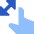 Finger Gesture Pinch Icon from Sharp Flat Set
