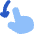 Finger Gesture Swipe Down Icon from Flex Flat Set