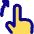 Finger Gesture Swipe Up Icon from Core Pop Set