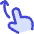 Finger Gesture Swipe Up Icon from Flex Duo Set