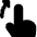 Finger Gesture Swipe Up Icon from Core Solid Set
