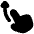 Finger Gesture Swipe Up Icon from Plump Solid Set