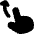 Finger Gesture Swipe Up Icon from Flex Solid Set