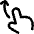 Finger Gesture Swipe Up Icon from Flex Line Set