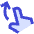 Finger Gesture Swipe Up Icon from Sharp Duo Set