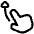 Finger Gesture Swipe Up Icon from Plump Line Set