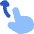 Finger Gesture Swipe Up Icon from Flex Flat Set