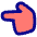 Finger Point Left Icon from Plump Pop Set