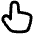 Finger Point Up Icon from Plump Remix Set | Free Download as SVG Vector and Transparent PNG | Streamline icons