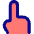 Finger Point Up Icon from Core Pop Set | Free Download as SVG Vector and Transparent PNG | Streamline icons