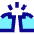 Fist Bump Icon from Sharp Pop Set