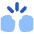 Fist Bump Icon from Plump Flat Set