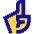 Number One Hand Icon from Sharp Pop Set