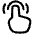 One Finger Double Tap Icon from Plump Line Set