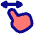 One Finger Drag Horizontal Icon from Plump Pop Set