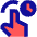 One Finger Hold Icon from Sharp Pop Set