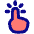 One Finger Long Tap Icon from Plump Pop Set