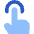 One Finger Tap Icon from Core Flat Set