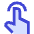 One Finger Tap Icon from Sharp Duo Set