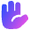 Open Hand Icon from Plump Gradient Set | Free Download as SVG Vector and Transparent PNG | Streamline icons