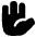 Open Hand Icon from Plump Solid Set