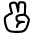 Peace Hand icon - Free transparent PNG, SVG. No sign up needed.