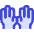 Raised Hands Icon from Core Duo Set