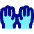 Raised Hands Icon from Flex Pop Set