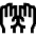 Raised Hands Icon from Sharp Line Set